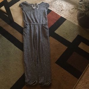Gray jumpsuit